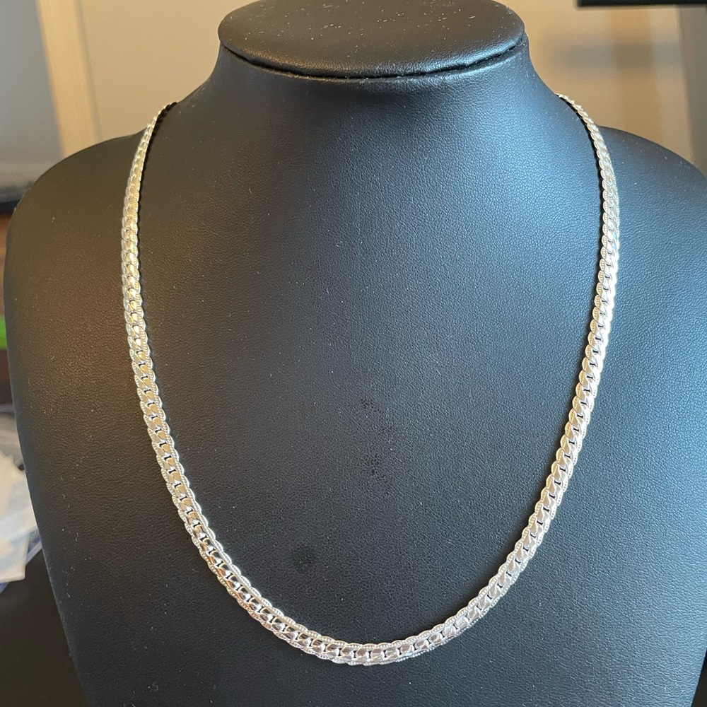 20 inches S925 sterling silver necklace chain